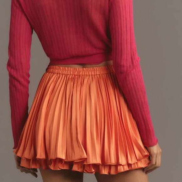 Anthropologie Hutch Pleated Skort - Picture 3 of 5